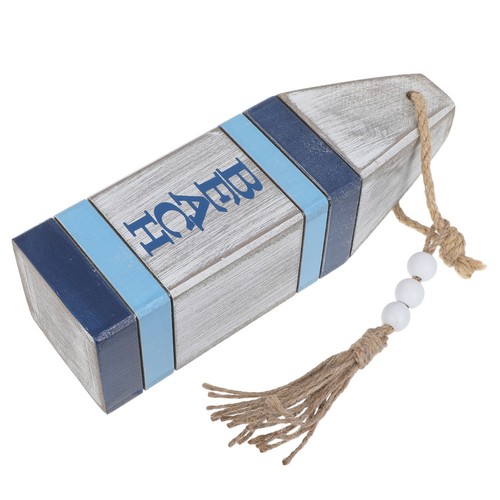 Handmade wooden buoy float - handmade,